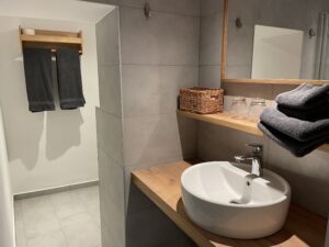 Sanitärbereich in Lorenzo Apartment und Ferienwohnung Burglengenfeld
