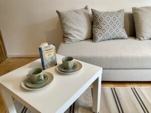 Sitzecke im Lorenzo Apartment Burglengenfeld