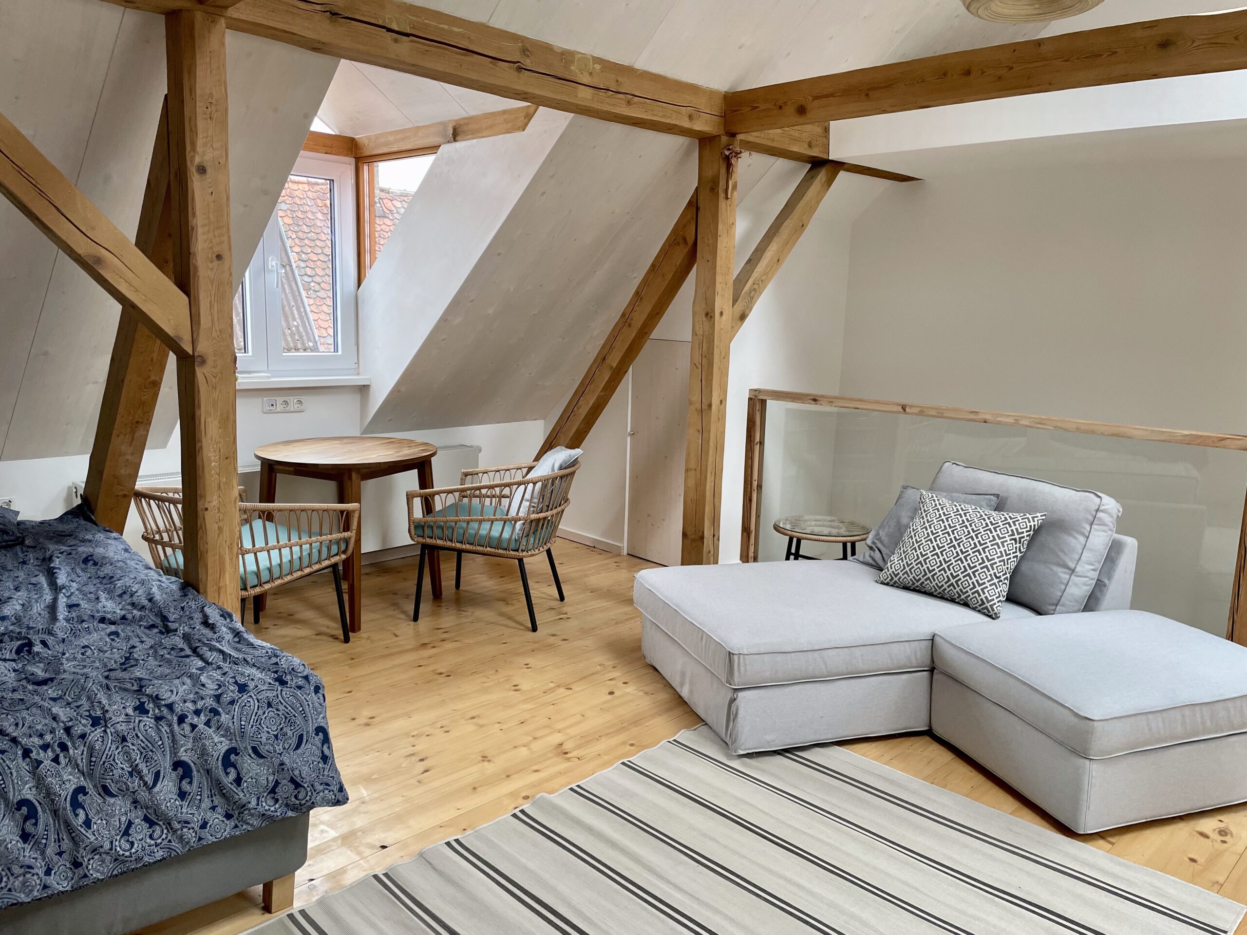 Wohnbereich im Lorenzo Apartment Haus in Burglengenfeld